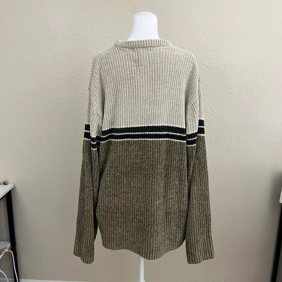 y2k striped indie skate chenille sweater - Picture 5 of 8